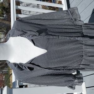 Banana Republic Houndstooth Lined Dress with Pockets, Size: XL, EUC